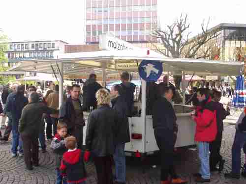 Aktivten der Friedensgruppe am 1. Mai