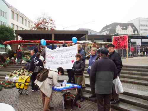 94. Mahnwache der Friedensgruppe